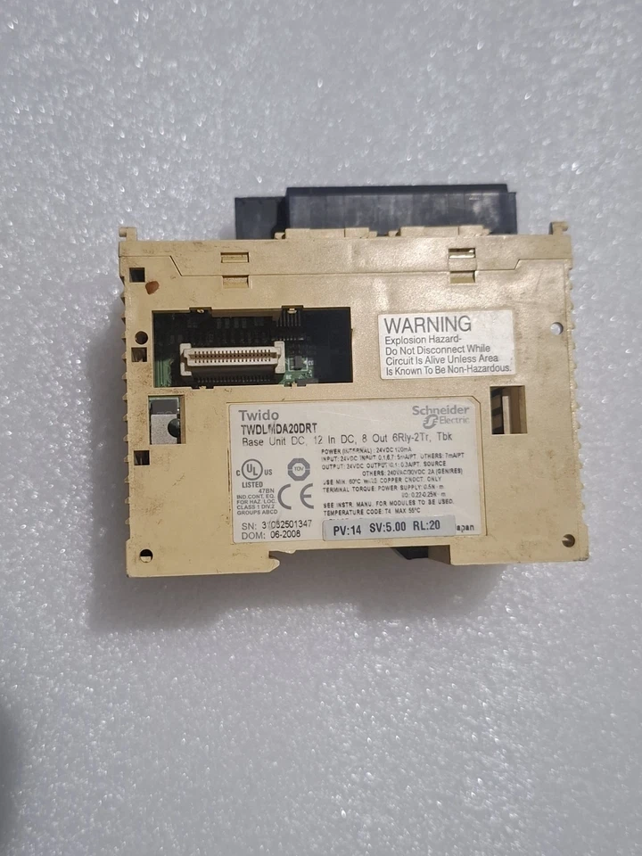 SCHNEIDER TWIDO TWDLMDA20DRT BASE UNIT TWDLMDA20DRT FREE SHIPPING WORLDWIDE